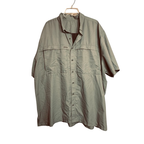 Bundle Lot 2 Gameguard 3XL Fishing Outdoor Performance Solid Shirts Green Black - Picture 4 of 8